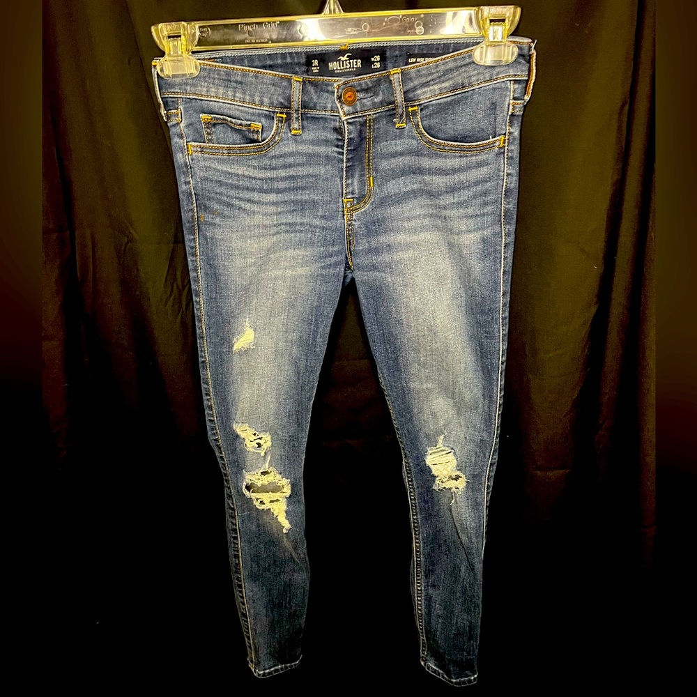 Hollister Girls Distressed Jeans 26x26
